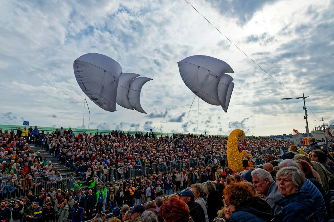 crowd at public event